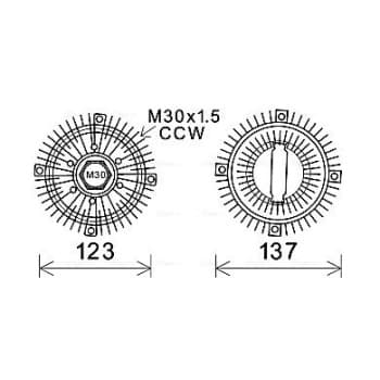Embrayage, ventilateur de radiateur