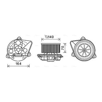 ventilateur de poêle OL8623 Ava Quality Cooling