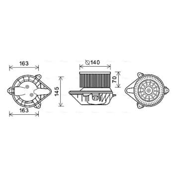 ventilateur de poêle OL8624 Ava Quality Cooling