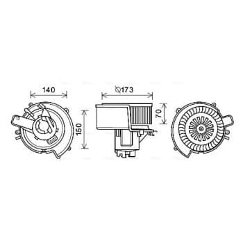 ventilateur de poêle OL8636 Ava Quality Cooling