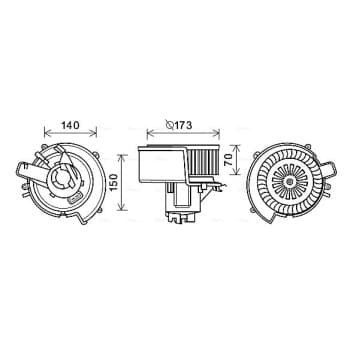 ventilateur de poêle OL8639 Ava Quality Cooling