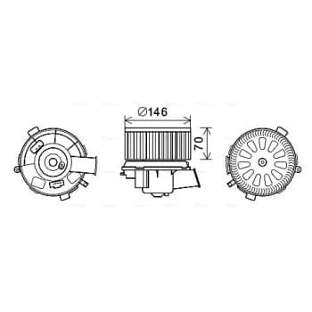 ventilateur de poêle PE8378 Ava Quality Cooling