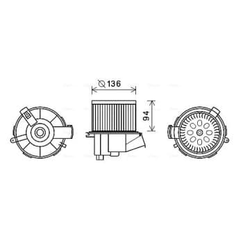 ventilateur de poêle PE8387 Ava Quality Cooling