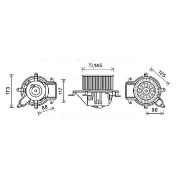 ventilateur de poêle PE8390 Ava Quality Cooling