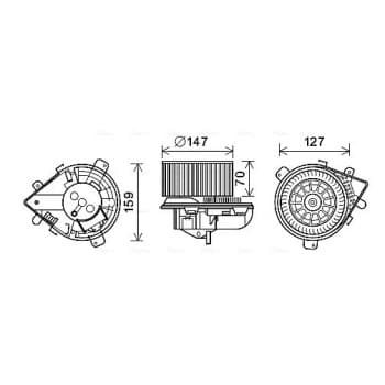 ventilateur de poêle PE8393 Ava Quality Cooling