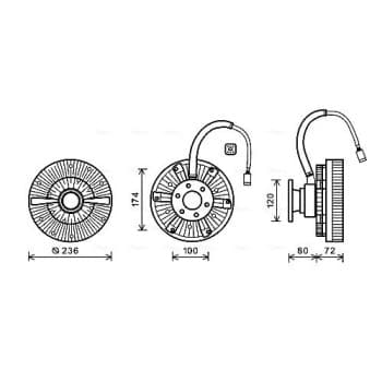 Embrayage, ventilateur de radiateur