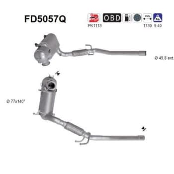 Filtre à particules FD5057Q AS