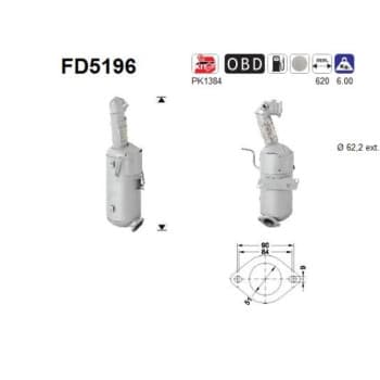 Filtre à particules FD5196 AS