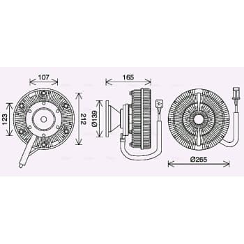 Embrayage, ventilateur de radiateur