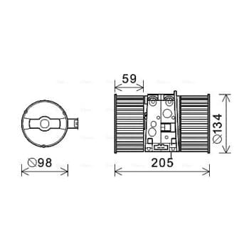 ventilateur de poêle RT8586 Ava Quality Cooling