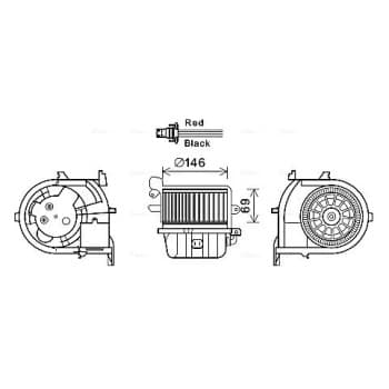 ventilateur de poêle RT8588 Ava Quality Cooling