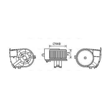 ventilateur de poêle RT8590 Ava Quality Cooling