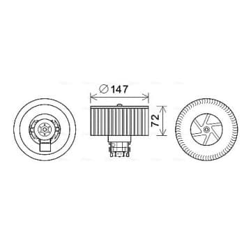 ventilateur de poêle RT8598 Ava Quality Cooling