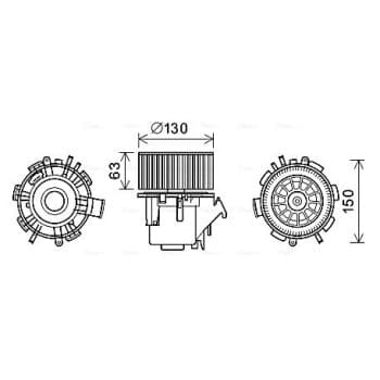 ventilateur de poêle RT8600 Ava Quality Cooling