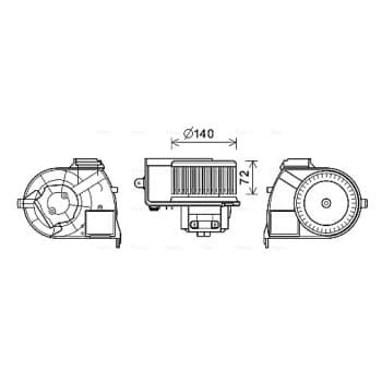 ventilateur de poêle RT8617 Ava Quality Cooling