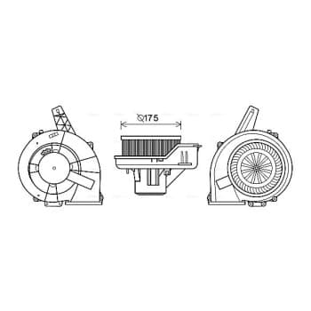 ventilateur de poêle ST8045 Ava Quality Cooling