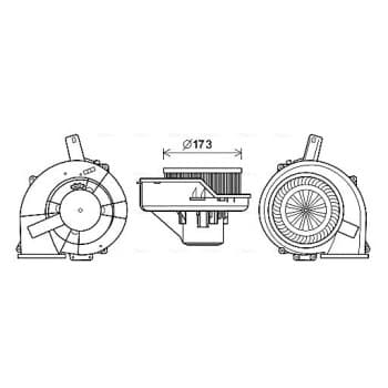 ventilateur de poêle ST8046 Ava Quality Cooling