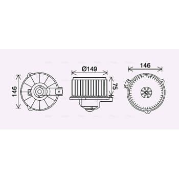 ventilateur de poêle TO8735 Ava Quality Cooling