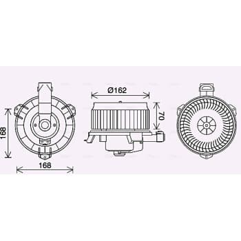 ventilateur de poêle TO8743 Ava Quality Cooling