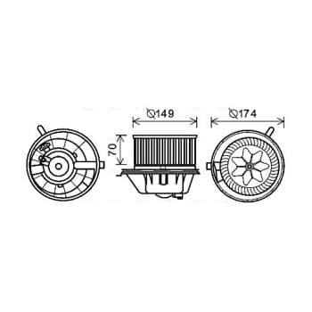 ventilateur de poêle VN8342 Ava Quality Cooling