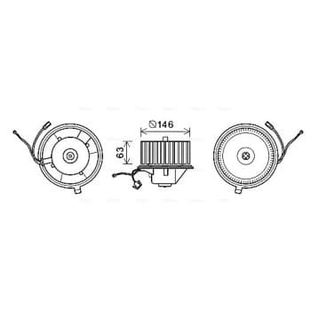 ventilateur de poêle VN8349 Ava Quality Cooling