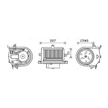 ventilateur de poêle VN8350 Ava Quality Cooling