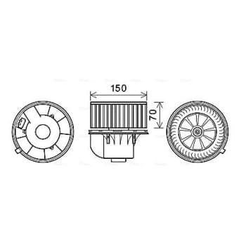 ventilateur de poêle VN8354 Ava Quality Cooling