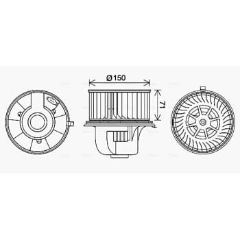 ventilateur de poêle VN8406 Ava Quality Cooling