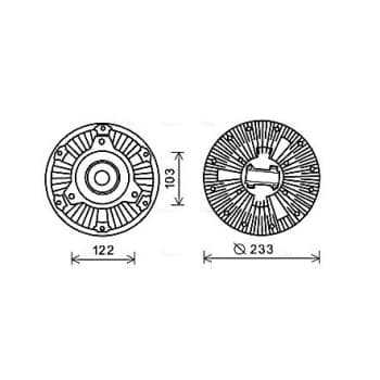 Embrayage, ventilateur de radiateur