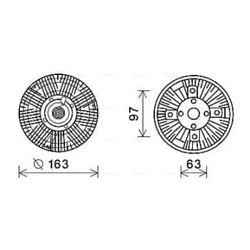 Embrayage, ventilateur de radiateur