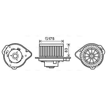 ventilateur de poêle VO8174 Ava Quality Cooling