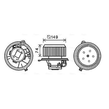 ventilateur de poêle AL8138 Ava Quality Cooling