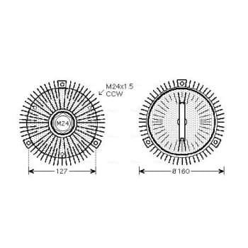 Embrayage, ventilateur de radiateur