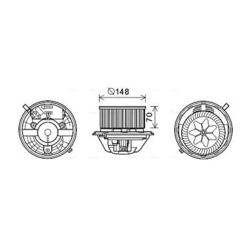 ventilateur de poêle BW8462 Ava Quality Cooling