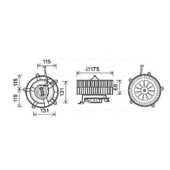 ventilateur de poêle BW8478 Ava Quality Cooling