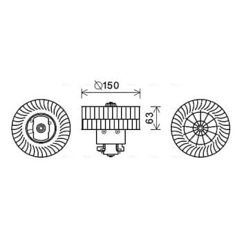 ventilateur de poêle BW8488 Ava Quality Cooling