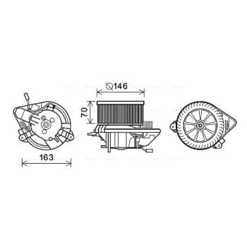 ventilateur de poêle CN8295 Ava Quality Cooling