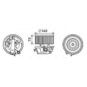 ventilateur de poêle CN8296 Ava Quality Cooling