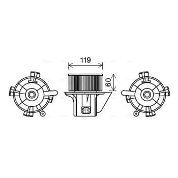 ventilateur de poêle CN8299 Ava Quality Cooling