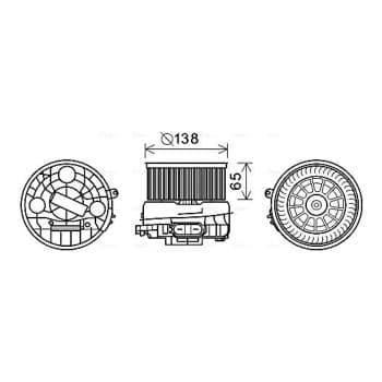 ventilateur de poêle CN8303 Ava Quality Cooling