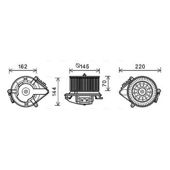 ventilateur de poêle CN8507 Ava Quality Cooling