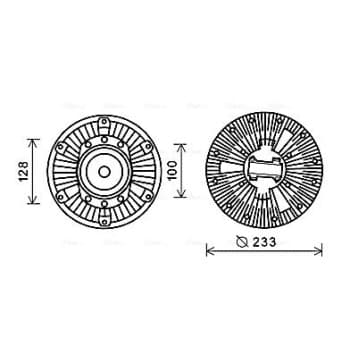 Embrayage, ventilateur de radiateur