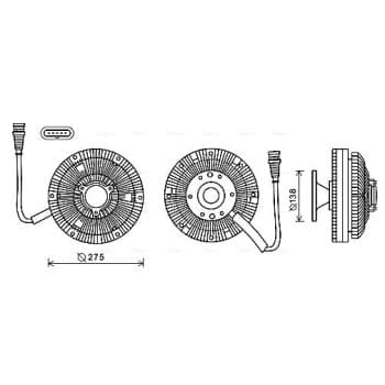 Embrayage, ventilateur de radiateur