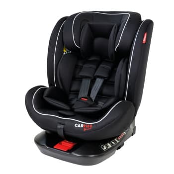 Carkids I-Size Siège Enfant Darcy 360° Rotatif 40-150cm Isofix Noir/Blanc