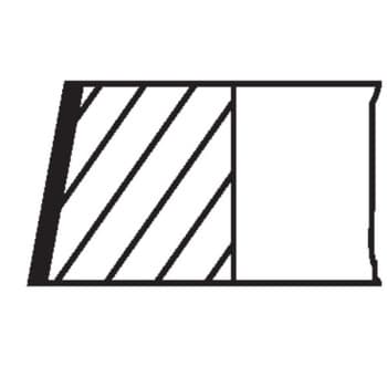 Jeu de segments de piston