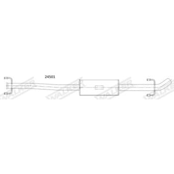 silencieux 24501 Walker