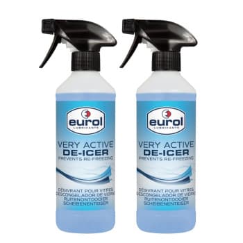 Paquet économique Dégivreur de fenêtre Eurol De-Icer 2 x 500 ml