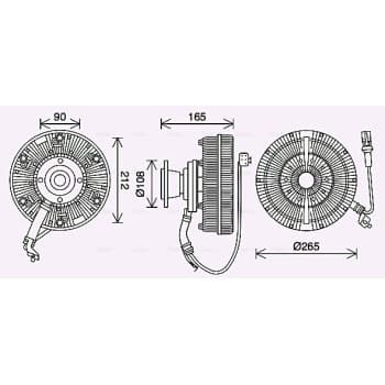 Embrayage, ventilateur de radiateur
