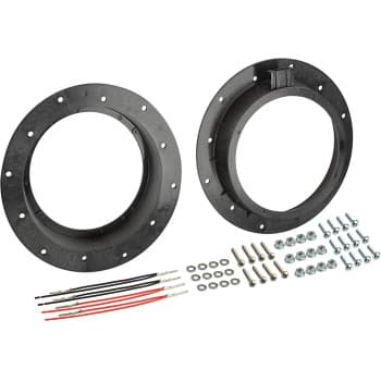 Anneaux haut-parleur Ø 165 mm Différents modèles Audi-Volkswagen-Skoda Porte avant &gt; cône haut-parleur intégré