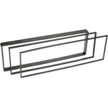 Panneau 1-DIN Citroën C2/ C3/ C4/ C6/ Jumper/ Jumpy - Peugeot 307/ 1007 Couleur : Noir